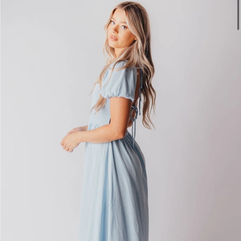 Worth Collective August Open Back Midi Dress